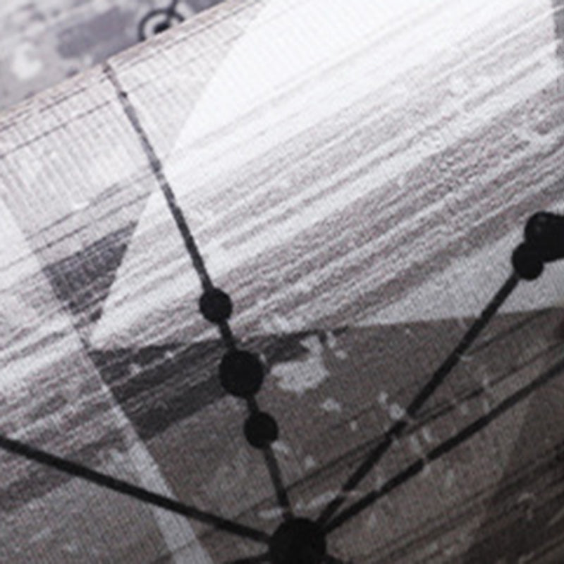 Contemporary Area Carpet Abstract Pattern Rug Polyester Non-Slip Carpet for Home Decor