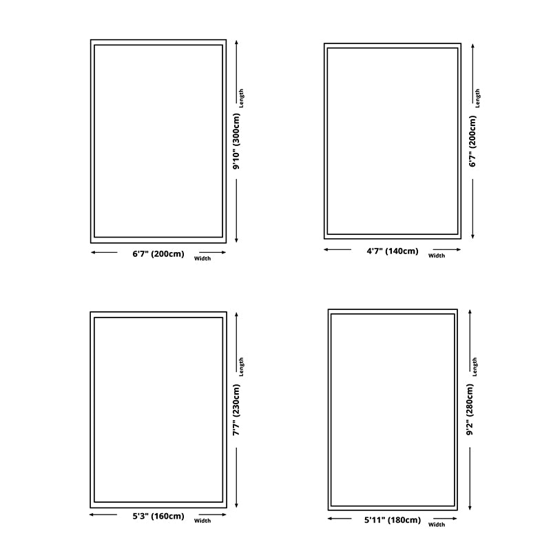 Light Grey Modern Carpet Polyester Graphic Carpet Washable Area Carpet for Living Room