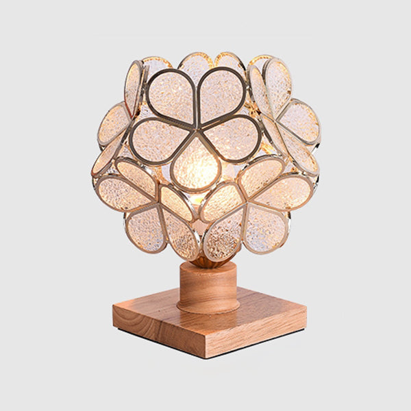 Blumenglas Nachttischlampe Tiffany-Nachttisch-Lampe für Schlafzimmer