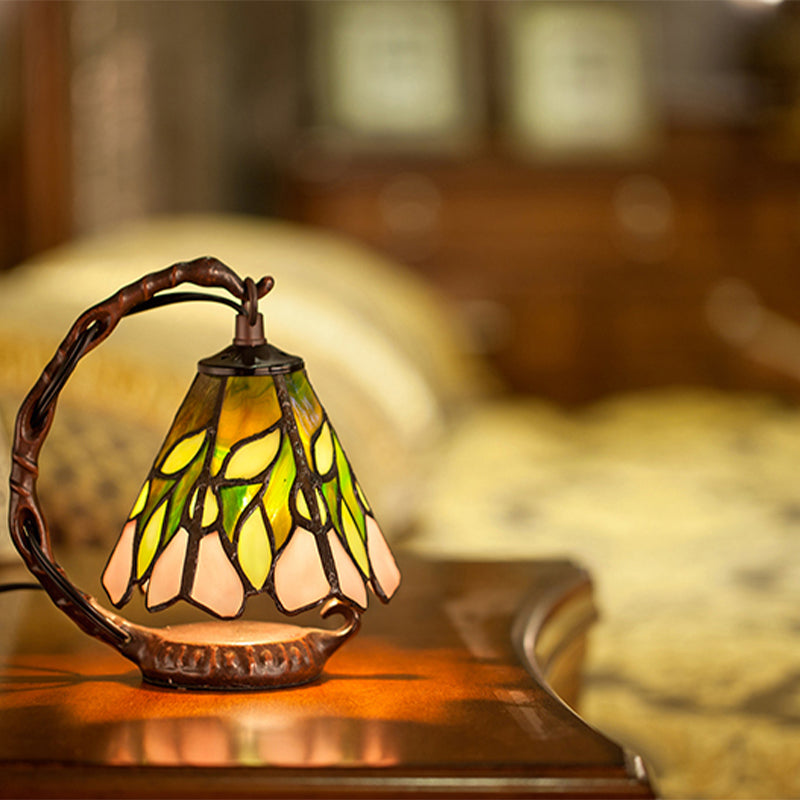 Tenue d'art tachée lampe de nuit ombragée