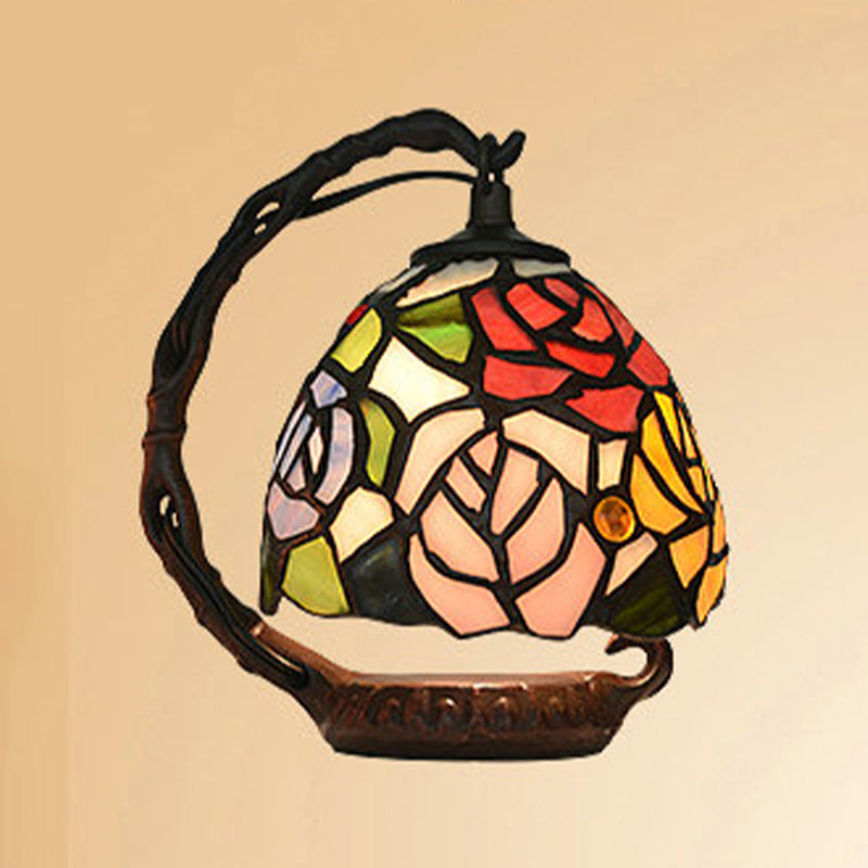 Tenue d'art tachée lampe de nuit ombragée
