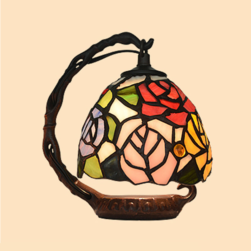 Tenue d'art tachée lampe de nuit ombragée
