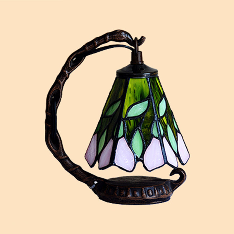 Tenue d'art tachée lampe de nuit ombragée