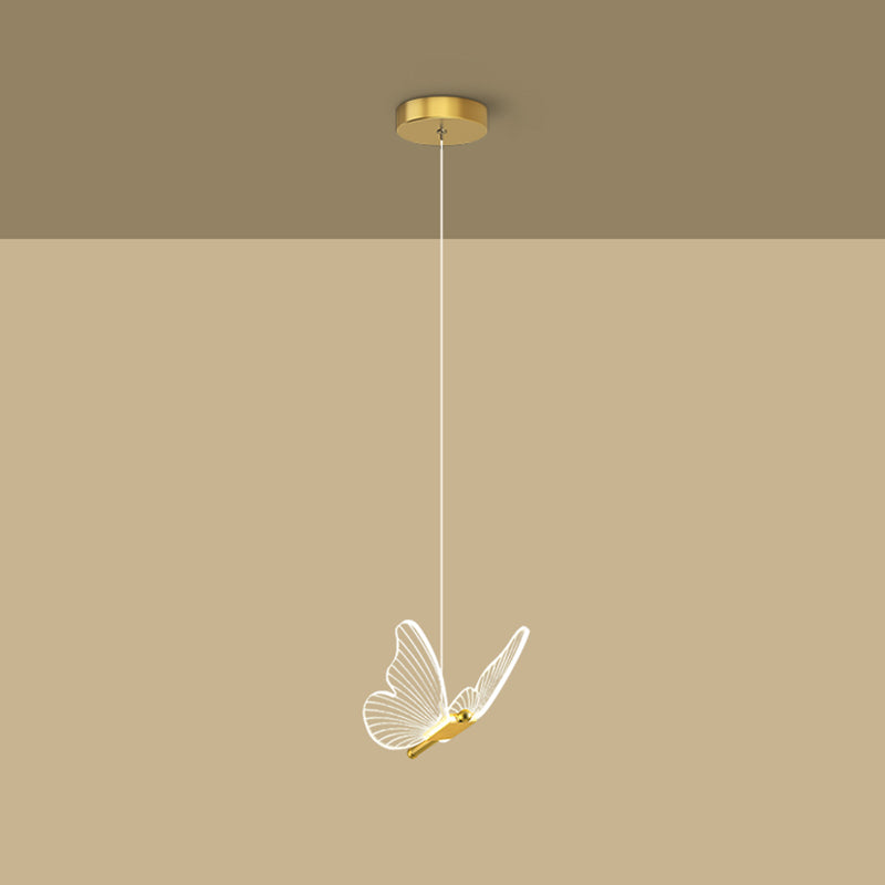 LED Butterfly Schatten Anhänger Kronleuchter nordisch Luxusstil Schmetterlingsleuchte für Wohnzimmer