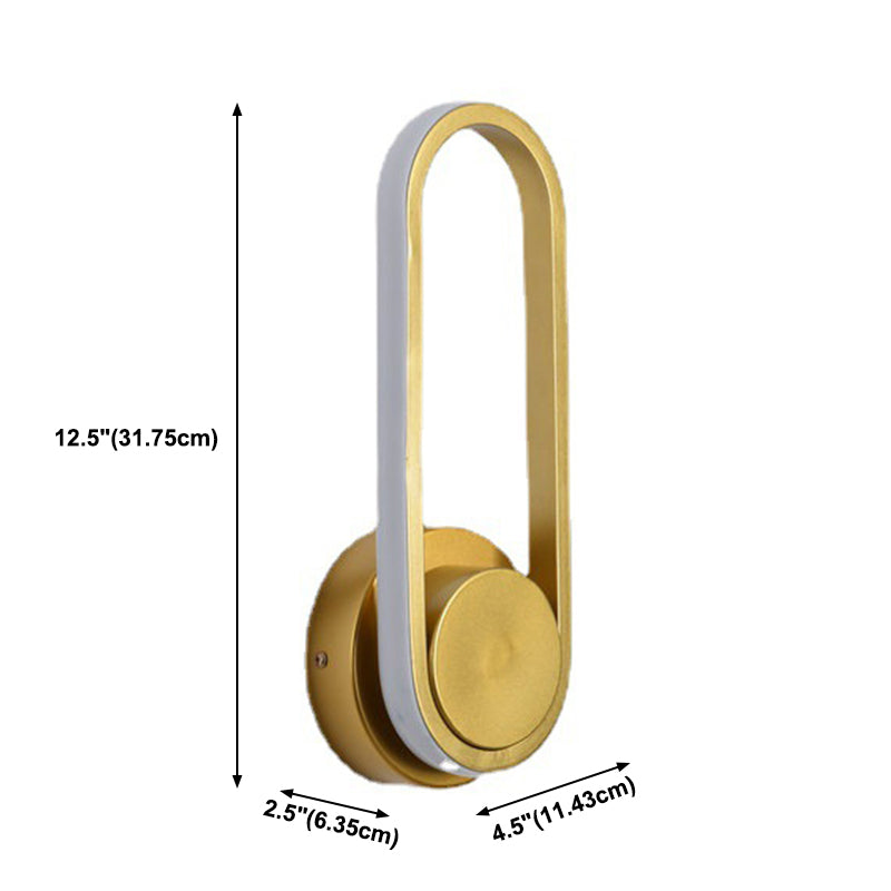 LED Wall Light Fixture Nordic Style Rotatable Sconce Light for Living Room