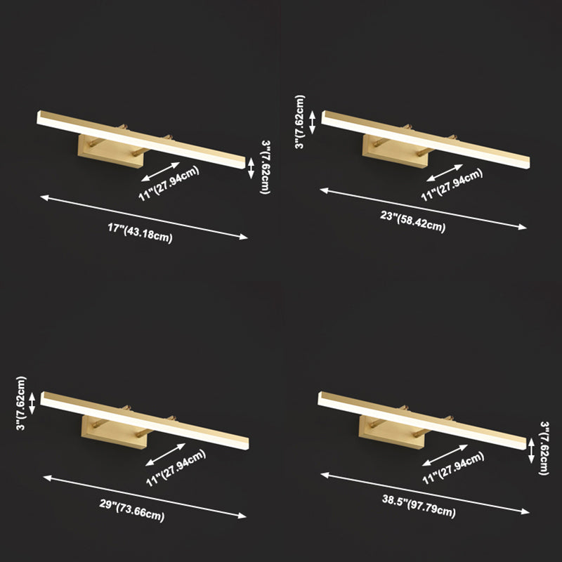 New Design LED Wall Mounted Vanity Lights with Adjustable Armfor Bathroom Powder Room