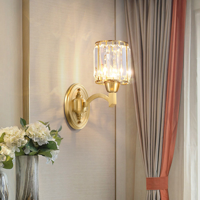 Lampada a parete in metallo con criminalità tamburo Postmodern a parete montata