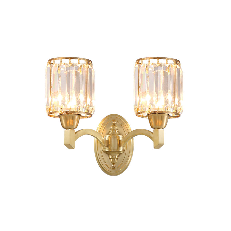 Lampada a parete in metallo con criminalità tamburo Postmodern a parete montata