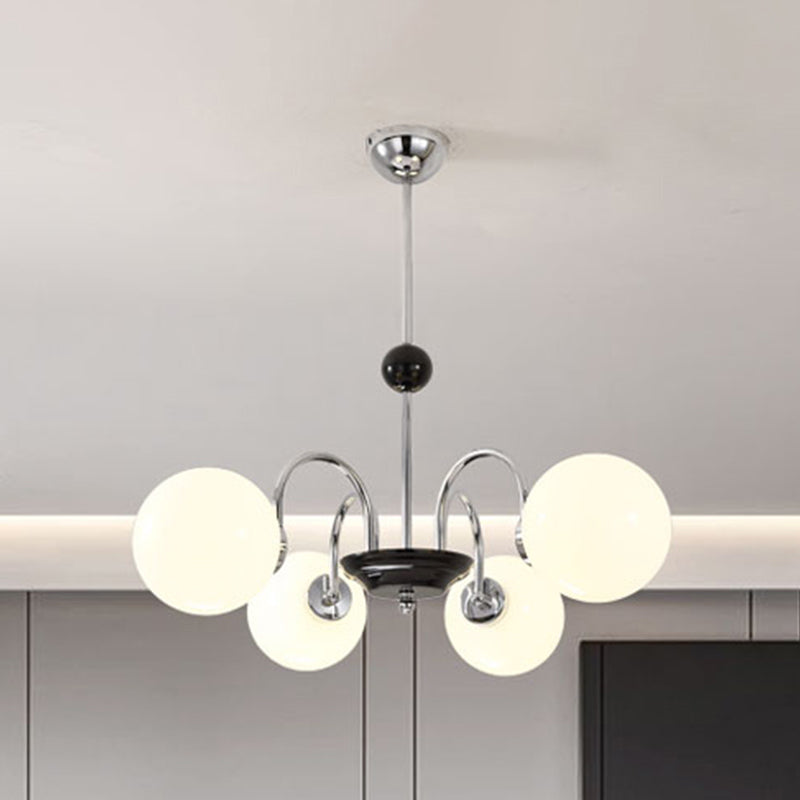 Modern Dining Room Lighting Glass Chandelier Light Fixtures Cafe Restaurant Hanging Chandelier