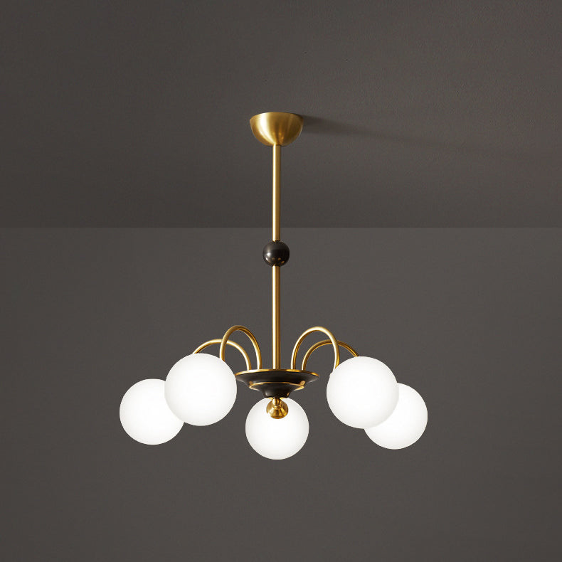 Café de lámparas de lámpara de vidrio contemporáneo Restaurante Multi colgante Luz