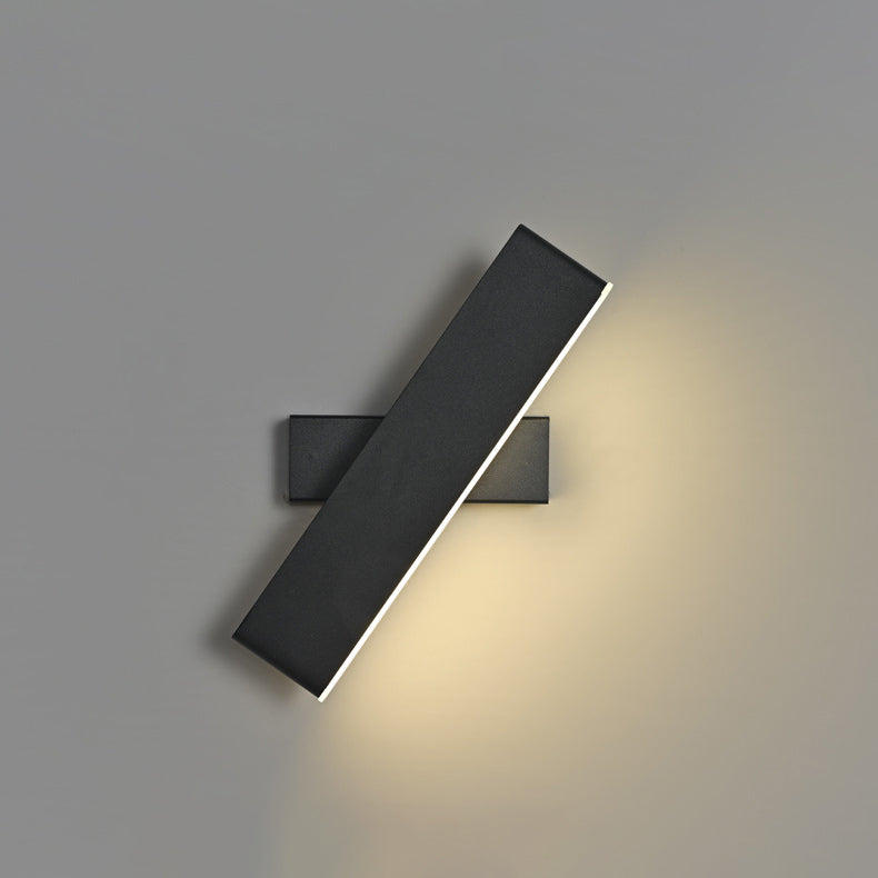 LED Wall Light Fixture Nordic Simple Style Rotatable Sconce Light for Bedroom Bedside