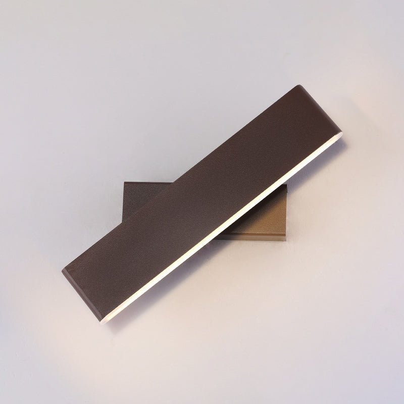 LED Wall Light Fixture Nordic Simple Style Rotatable Sconce Light for Bedroom Bedside