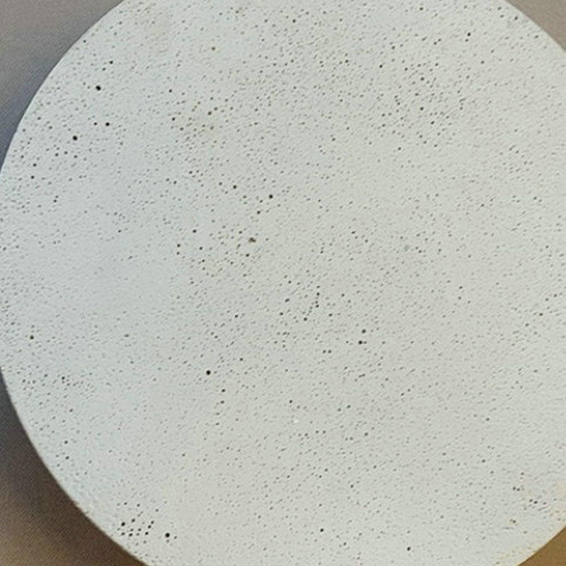 Lampada a parete circolare Moderna lampada montata a parete a 1 luce con tonalità di cemento