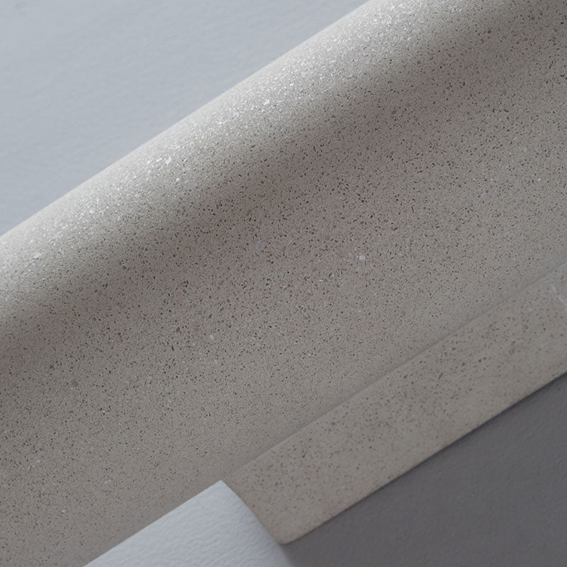 Lampada a parete Moderna lampada a parete grigia a 2 luci con tonalità di cemento