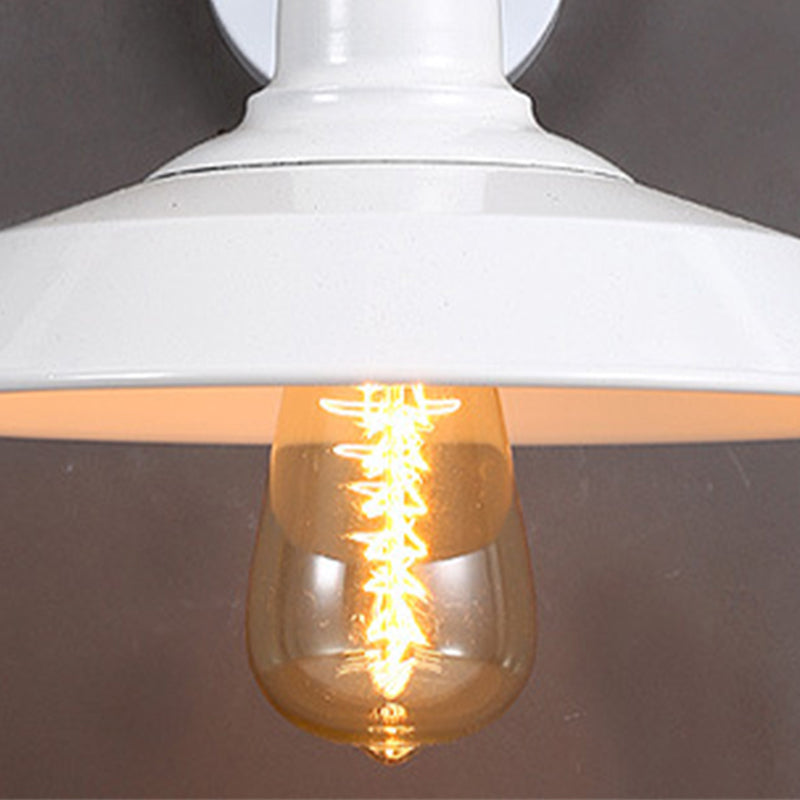 Industrial Metal 1 Light Wall Light with Gooseneck Arm for Stairs Pathway Farmhouse