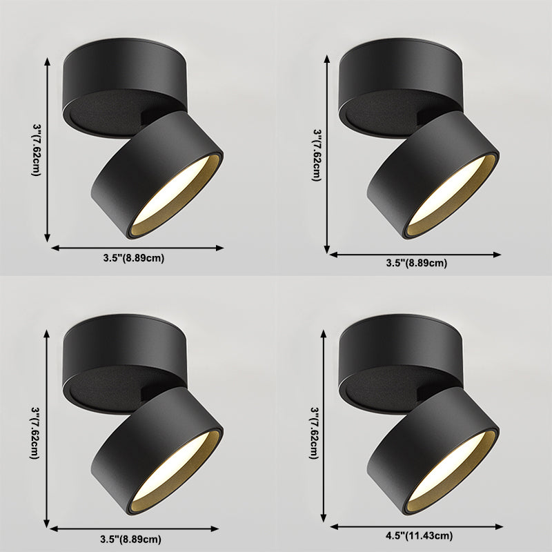 Mini plafonnier monté en Surface moderne salon chambre réglable LED Downlight