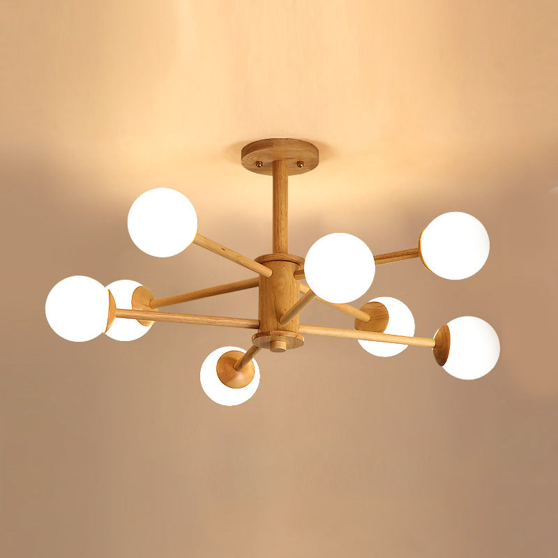 Creative Simplicity Wooden Pendant Lighting for Drawing Room Coffee Shop