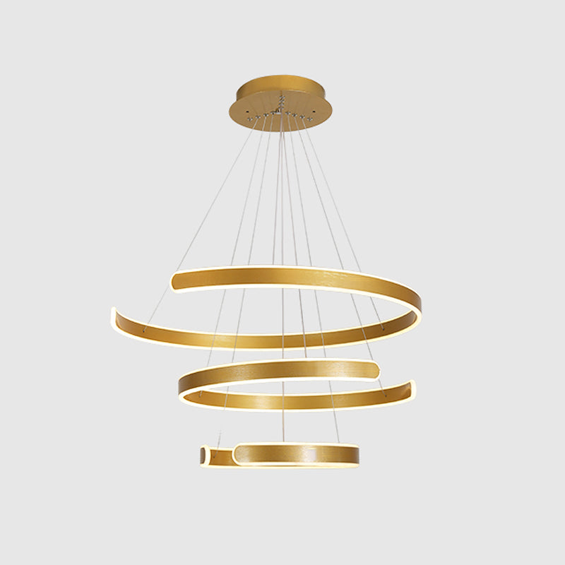 Simplicità creativa Luce a sospensione multistrato per caffetteria da salotto