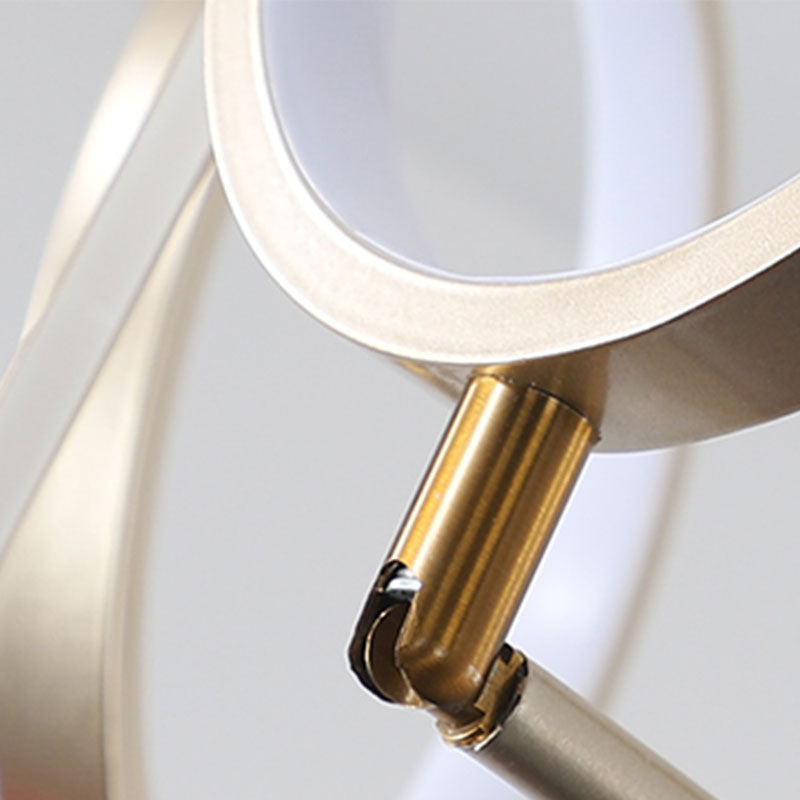 Contemporary Unique Iron LED Chandelier Light Fixtures Multi Head Hanging Chandelier for Restaurant