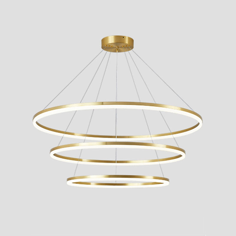 Multi-Layer-Anhänger Kronleuchter Deckenleuchte für Salon