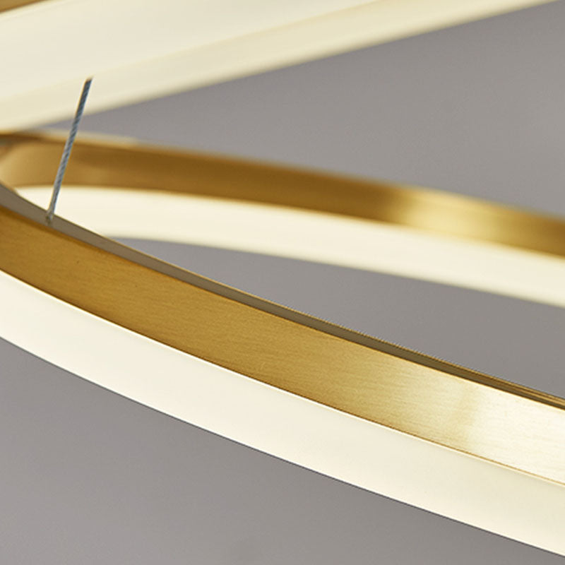 Lámpara colgante de techo de lámpara colgante de múltiples capas para el salón