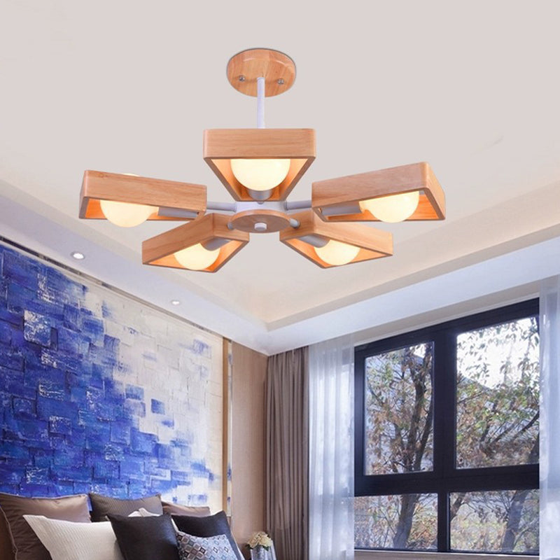 Living Room Japanese Style Chandelier Lighting Fixture Modern Chandelier Pendant Light