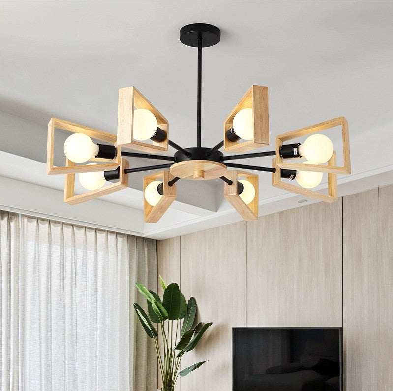 Living Room Japanese Style Chandelier Lighting Fixture Modern Chandelier Pendant Light