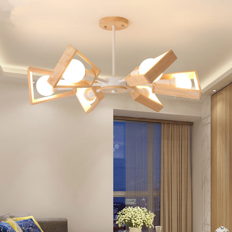 Living Room Japanese Style Chandelier Lighting Fixture Modern Chandelier Pendant Light