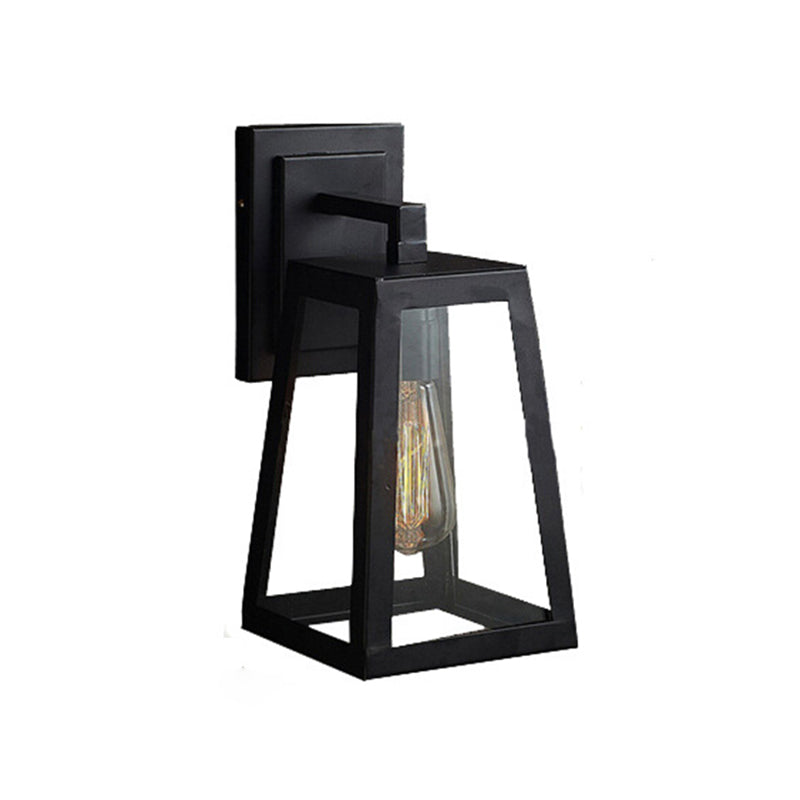 Einzigartige Schattenleuchte Industrial Style 1 Lichtmetall Wandleuchte Leuchte in Schwarz