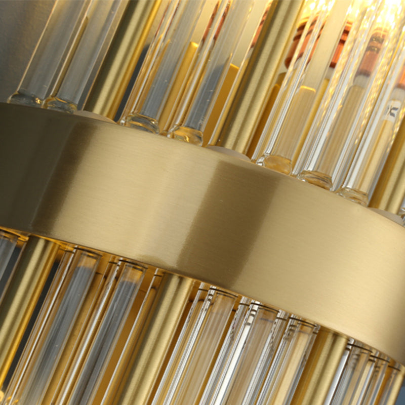 2 LA LA LA LUCCHI Crystal Fullo Scontro Scontro MOTORE UNICO MODERNO MOLTIRE LUME DELLA parete trasparente