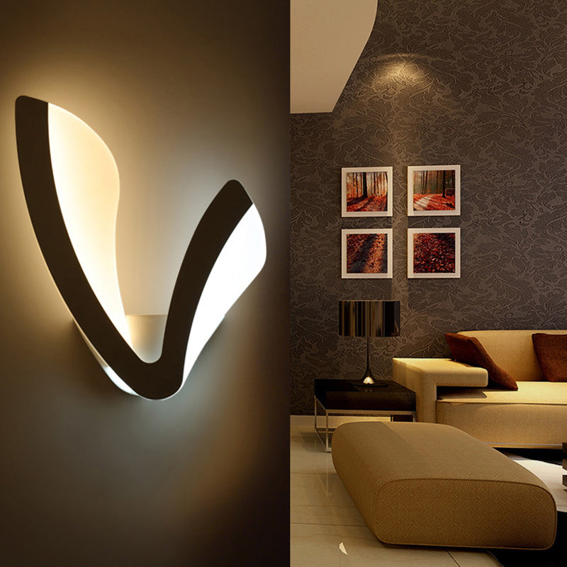 Illuminazione a parete a parete a V a V 1 illuminazione Vintagemoderna