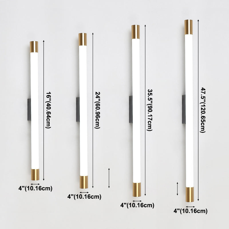 Acrylic Linear Wall Lamp Sconce Modern Sconce Light Fixture for Bathroom