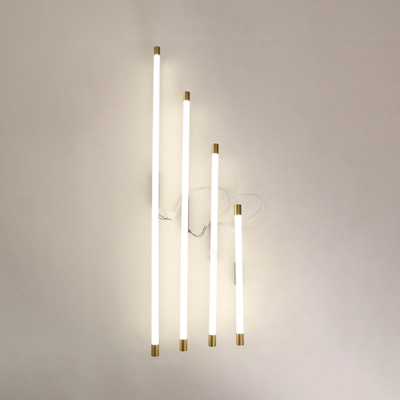 Acrylic Linear Wall Lamp Sconce Modern Sconce Light Fixture for Bathroom