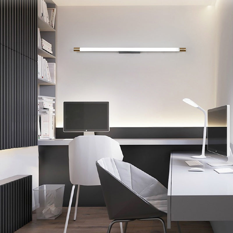 Acrylic Linear Wall Lamp Sconce Modern Sconce Light Fixture for Bathroom