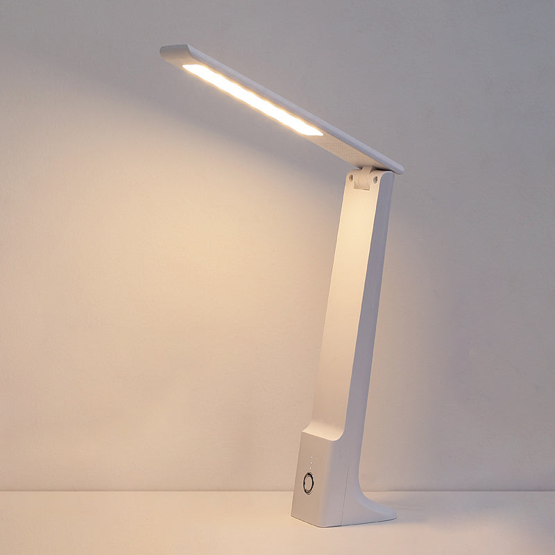 Moderne Lesetischlampe 1-Licht-Rechteck-Tischlicht mit USB-Anschluss