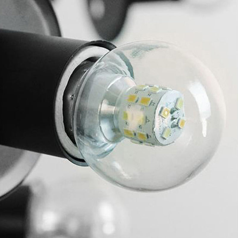 Luz de lámpara de lámpara de vidrio contemporánea Restaurante Hanging Chandelier