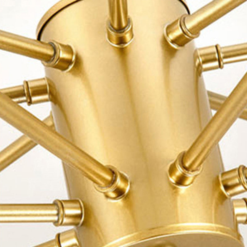 Luz de lámpara de lámpara de vidrio contemporánea Restaurante Hanging Chandelier