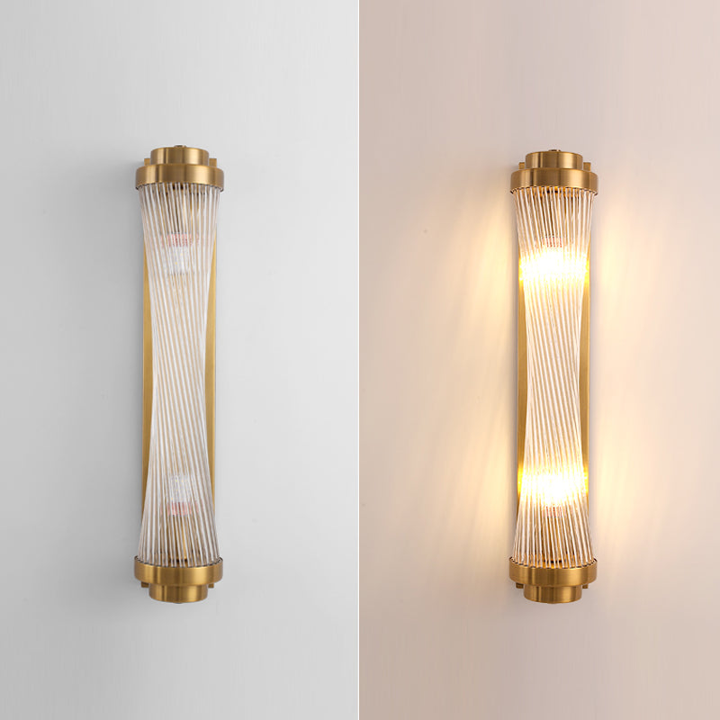 1/2 Heads Postmodern Wall Sconce Crystal Sconce Light Fixture for Living Room Bedroom