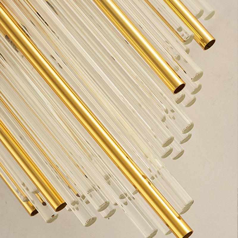 2 Lichter Wandleuchten mit klarem Kristallschatten postmoderner Stillicht für Schlafzimmer