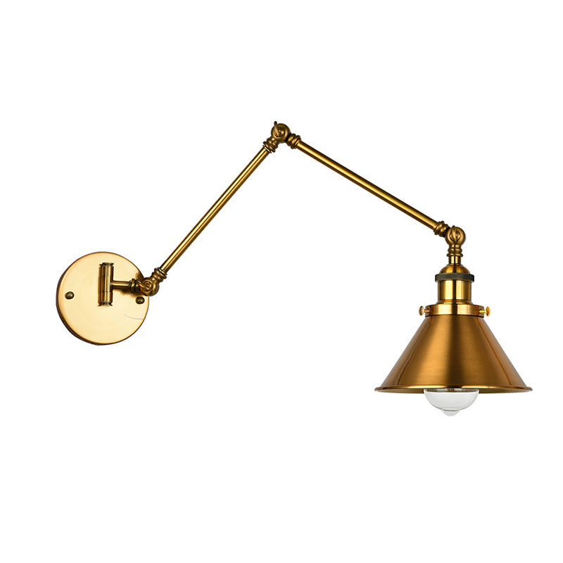 Gold Finish Verstellbares Armwand Licht einfach