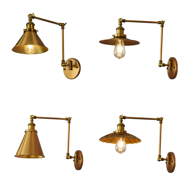 Gold Finish Verstellbares Armwand Licht einfach