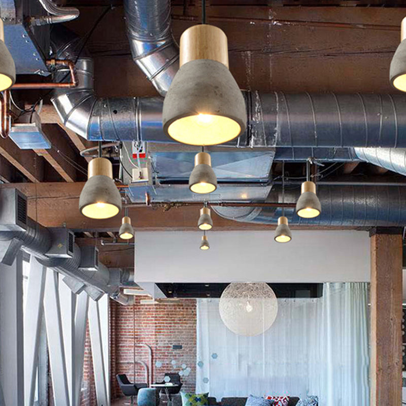 Lampada a ciondolo a testa di stile semplice moderno per soggiorno per la camera da letto del soggiorno