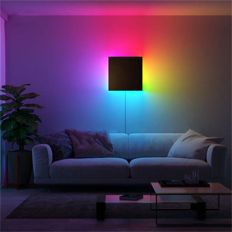 SEDORE MODERNISTA MODERSTIST SCONCE BLACO LED LED MONTO MONTO MONTO IN LUCE RGB