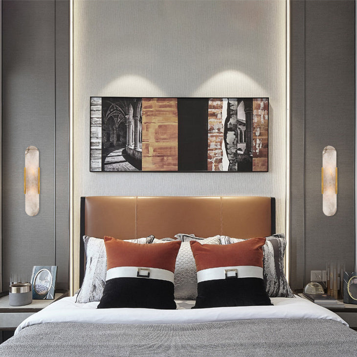 Iluminación contemporánea Minimalismo de pared de mármol para sala de estar del dormitorio del pasillo