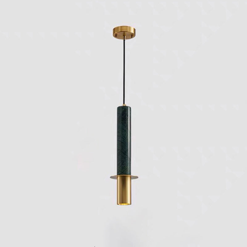 Contemporary Simple One-blub Marble Pendant Light for Bedroom Dinning Room