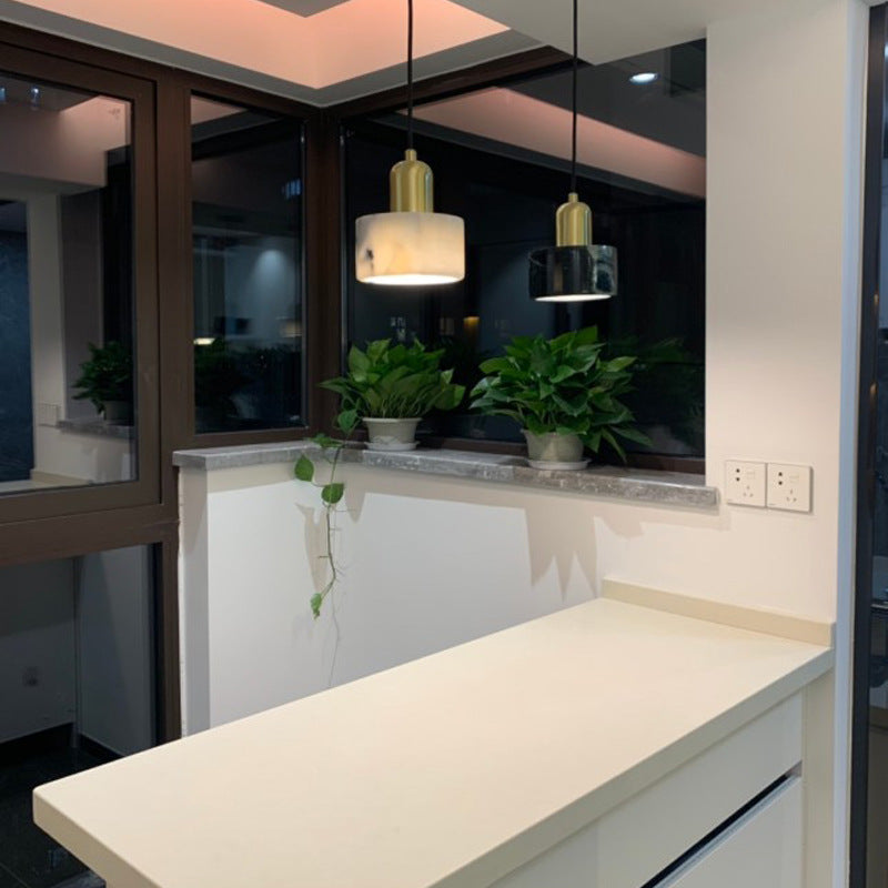 Modern Marble One Blub Pendant Light for Bedroom Dinning Room Lighting Fixture