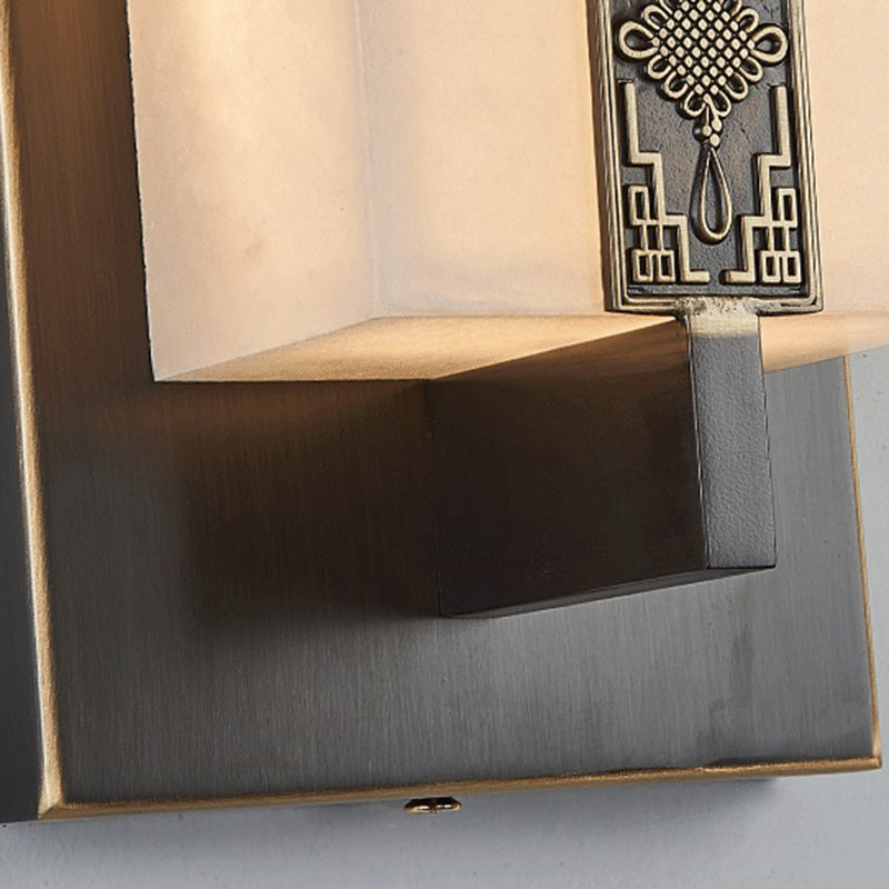 Pronzo della parete di marmo leggero regolabile contemporaneo per corridoio e scala del comodino