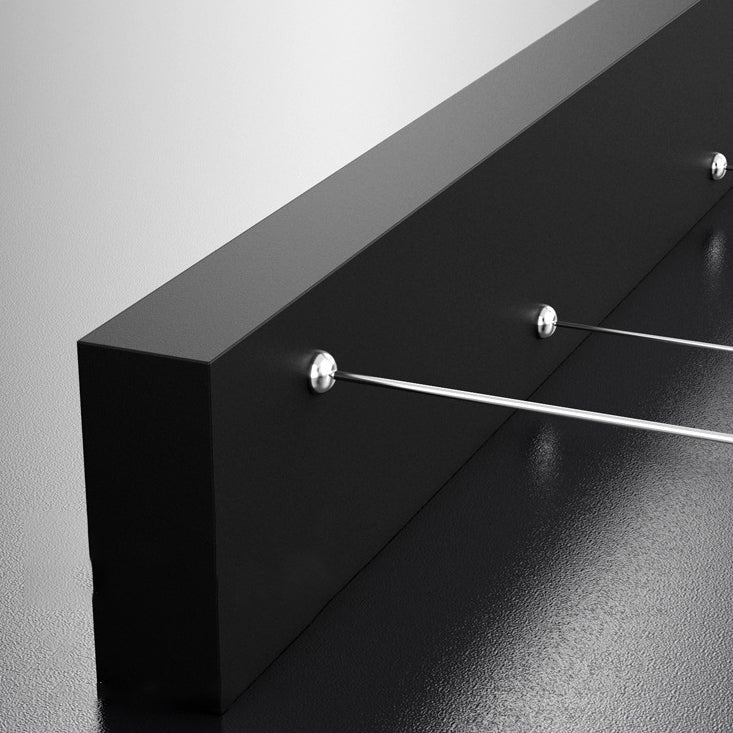 Linear Island Pendant Light Modern Style LED Metal Island Ceiling Light for Dinning Room