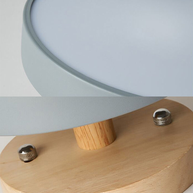 Ronde semi-inbouwlamp Macaron acryl plafondmontage kroonluchter voor slaapkamer