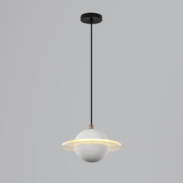 Éclairage à boule de ciment moderne Light Light 8W LED LED Single Head Drop Light pour la chambre